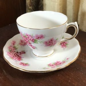 Vintage Royal Vale England Bone China Cup and Saucer